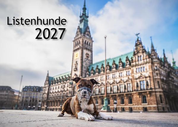 Listenhund-Kalender 2027 - A3 mit Ringbindung